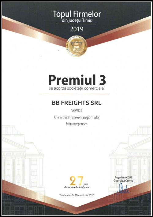 BB Freigths - TOP FIRMELOR_2019